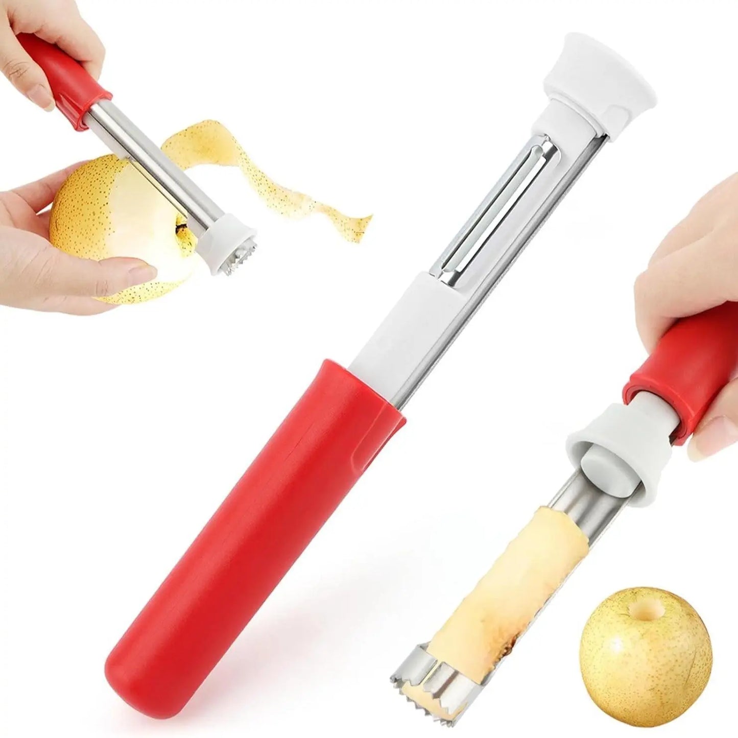 🍎Limited-time 50% off✨2-in-1 Apple Corer & Peeler
