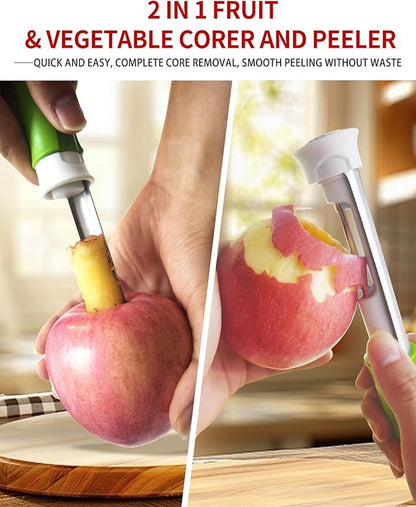 🍎Limited-time 50% off✨2-in-1 Apple Corer & Peeler