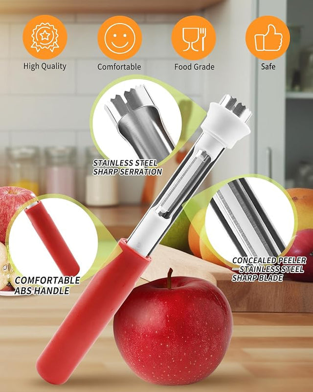 🍎Limited-time 50% off✨2-in-1 Apple Corer & Peeler