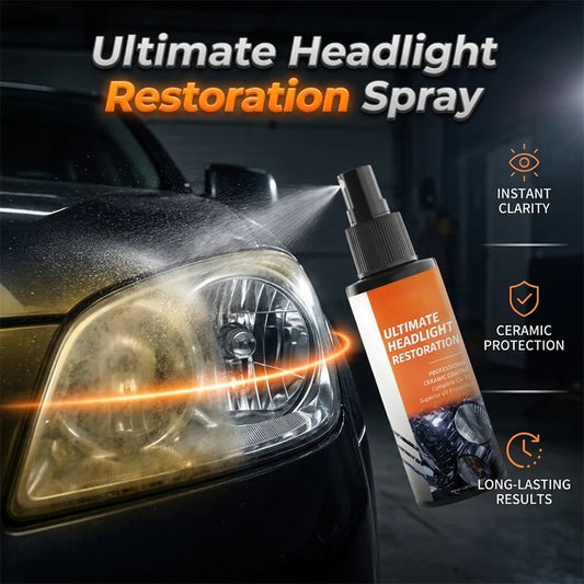 🔥Buy 2 Get 1 Free✨Professional Headlight Restoration Spray Kit