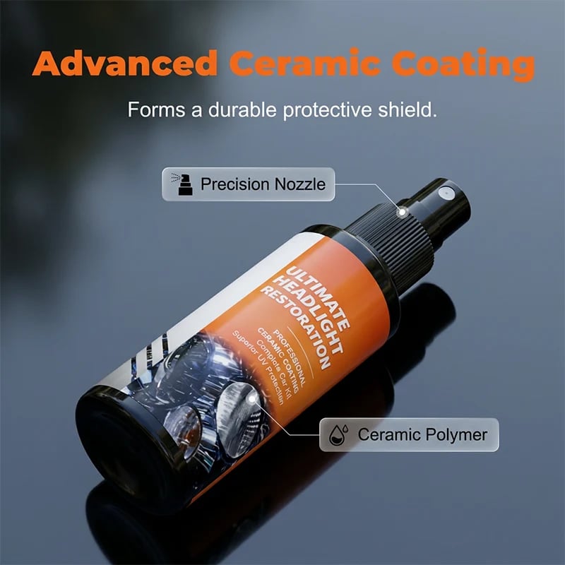 🔥Buy 2 Get 1 Free✨Professional Headlight Restoration Spray Kit
