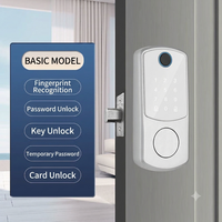 D10 Silver Basic: Fingerprint + Password + Card + Key