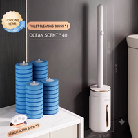 Toilet Brush + 40 Marine Scent Pods