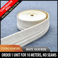 10m × 10cm – White