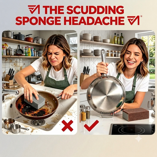 🧽 Enjoy 50% off! 🎉 Brown sponge cleaning brush