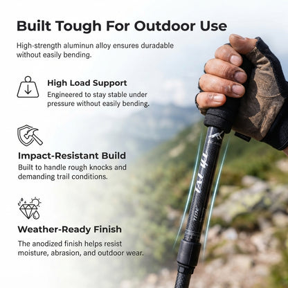 ⛰️ 50% off 🔥 Adjustable Aluminum Alloy Hiking Pole