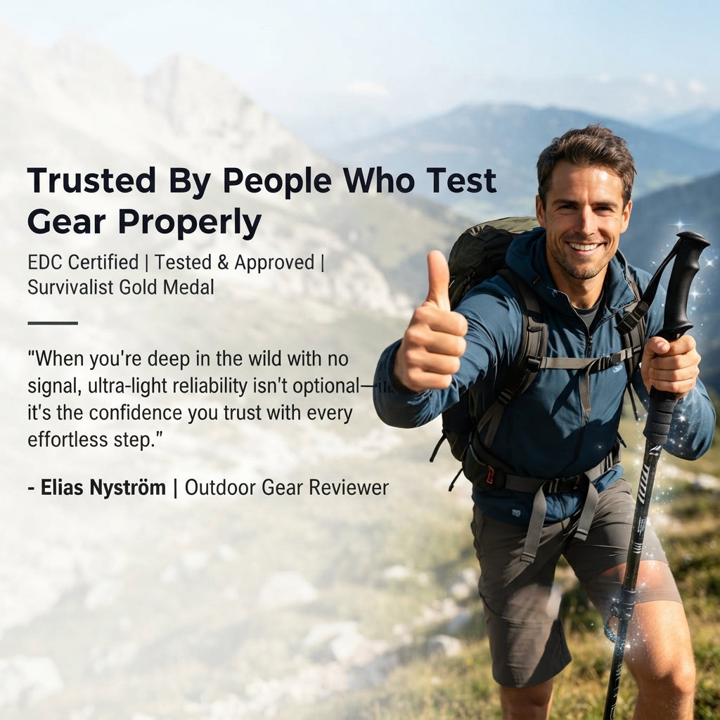 ⛰️ 50% off 🔥 Adjustable Aluminum Alloy Hiking Pole