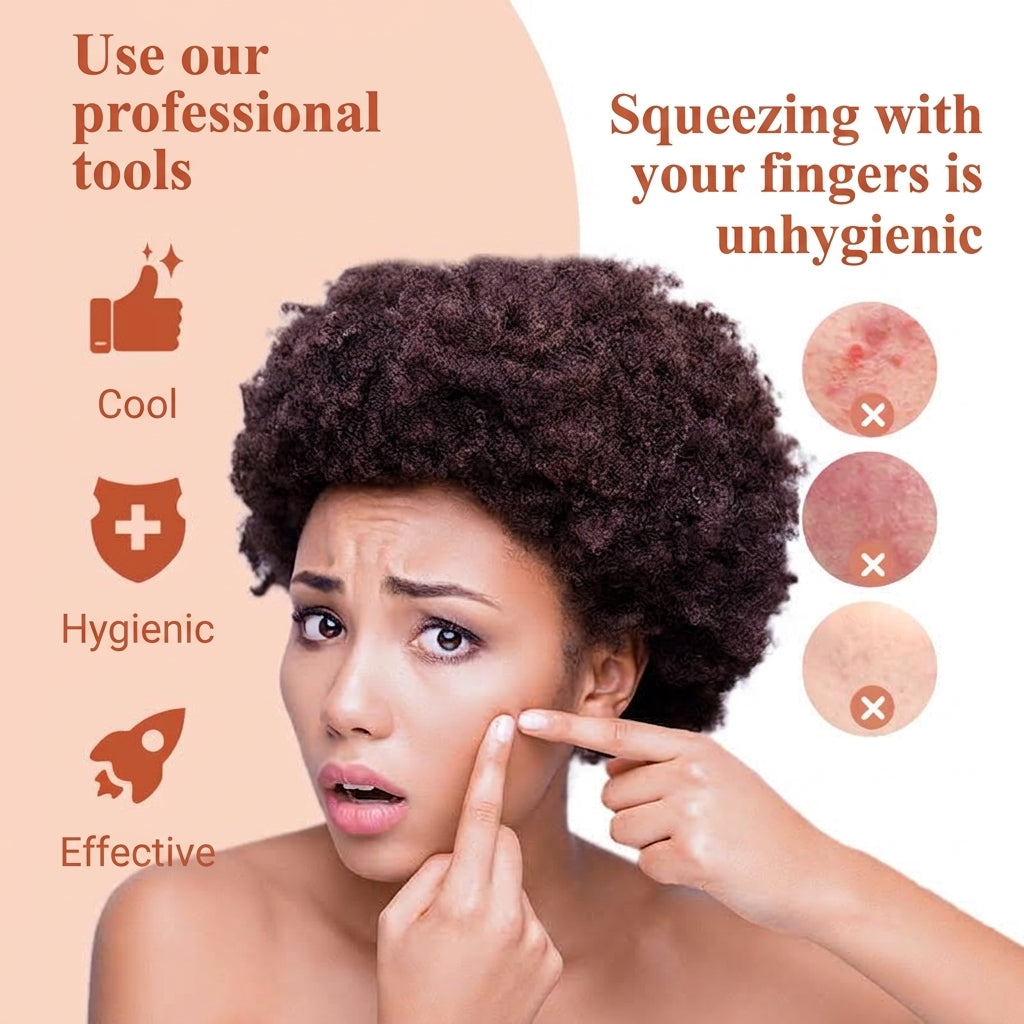 💓💥Blackhead Remover Pimple Extractor Tool Kit