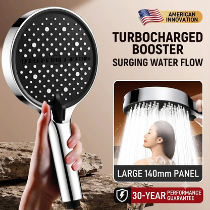🚿50%off  High-pressure shower with adjustable spray – 15 cm panel and 7 modes for an ultimate shower experience! 🚿✨