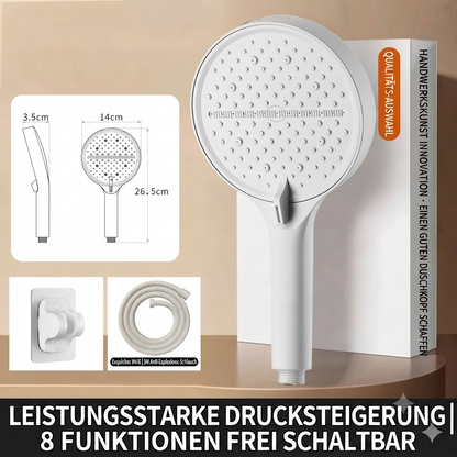 🔥50 % RABATT | Hochdruck-Duschkopf mit verstellbarem Strahl – 15-cm-Duschfläche & 7 Strahlmodi für ein unvergleichliches Duschvergnügen! 🚿✨