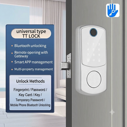 🔥First 100 orders get 50% OFF!🔥Automatic Fingerprint Smart Lock with Cat Eye Capture, Password Spherical Auxiliary Door Lock