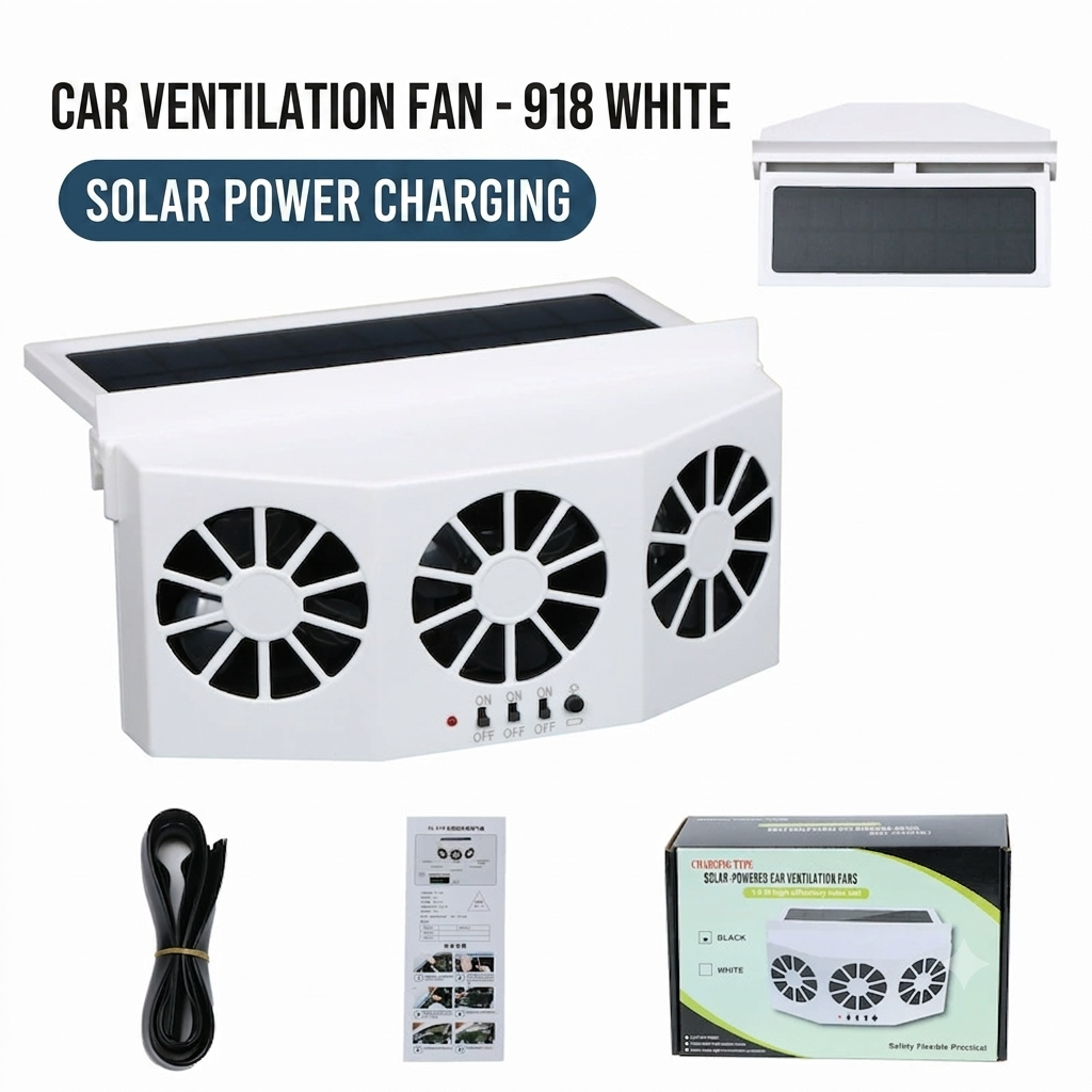🧊50%off🧊Solar Powered Car Ventilator Fan