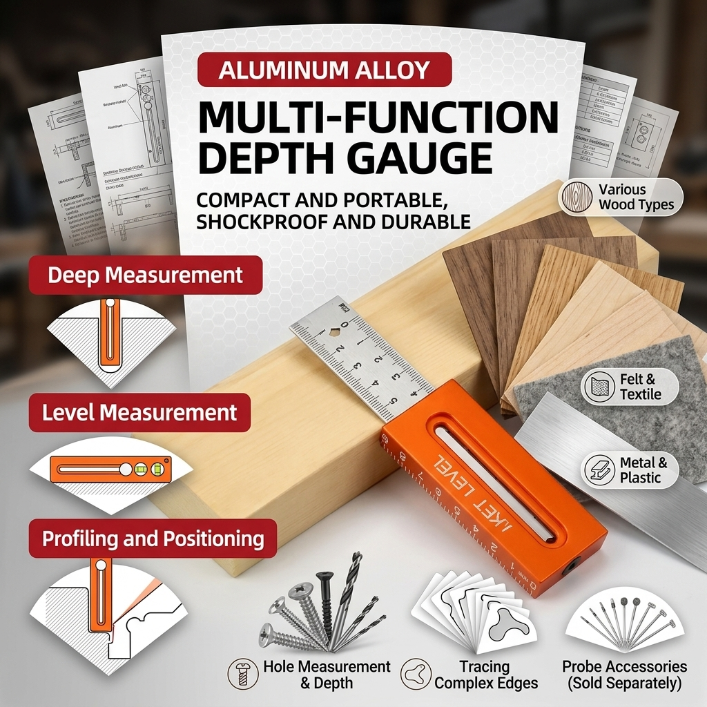 📏Multifunctional marking level ruler🚗Delivered within five working days🔥