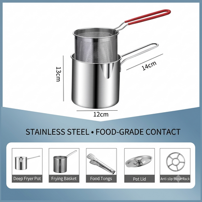 🔥LAST DAY SALE 54% OFF🎁304 Stainless Steel Multifuntional Fryer