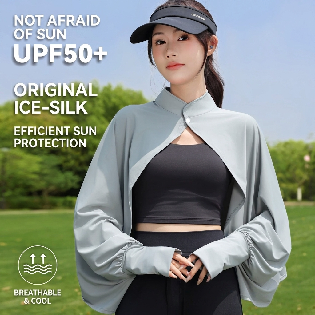 ✨50%off✨UPF 80+ Cooling Sun Poncho Shawl