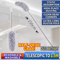 1.5m extendable pole with replacement head