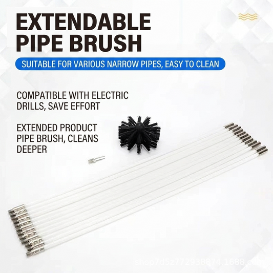 ✨50%off✨ Dryer Vent & Chimney Cleaning Brush Kit with Flexible Rods