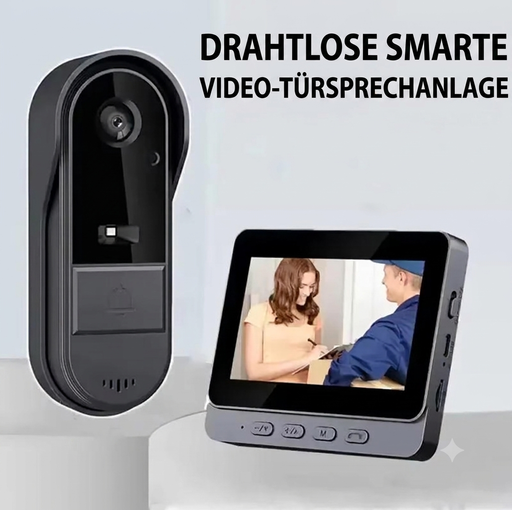 🔥Kostenloser Versand💥X8 WLAN-freies Video-Türklingel-Set