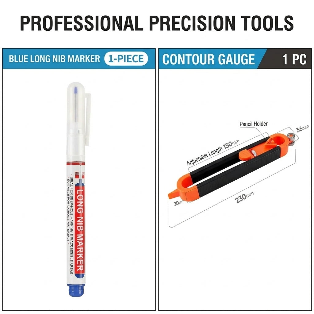 🔥BUY 1 GET 1 FREE🏆Adjustable Contour Gauge: A Versatile, Must-Have Tool