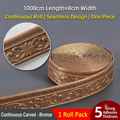 ✨50%off✨3D Self-Adhesive Foam Molding Trim | Wall Border, Skirting Board, Ceiling Crown Molding, Corner Line for Home Decor