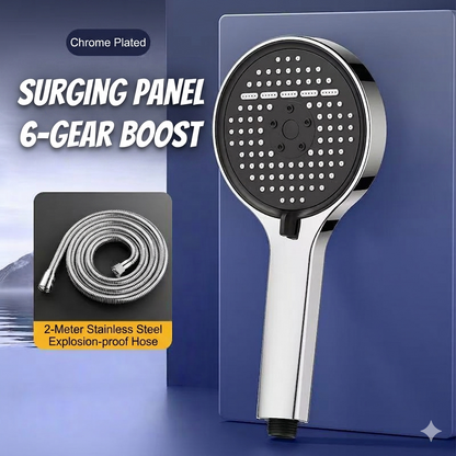 High-Pressure Adjustable Rainfall Shower Head