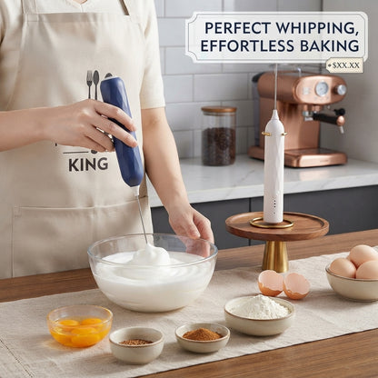☕ 50% OFF NOW!  🌀 Handheld Milk Frother