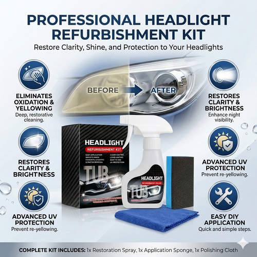 🔥2026 HOT SALE💥Car headlight care and polishing set