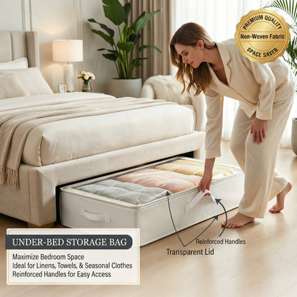✨50% OFF NOW!✨ Foldable under-bed storage bag with zippered opening