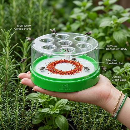 🏠 ✅ Reusable fly trap—no electricity, no poison!