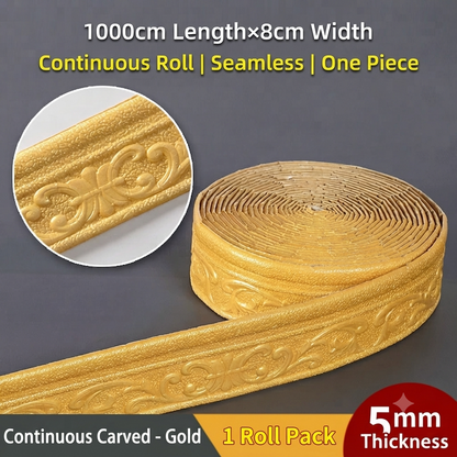 ✨50%off✨3D Self-Adhesive Foam Molding Trim | Wall Border, Skirting Board, Ceiling Crown Molding, Corner Line for Home Decor