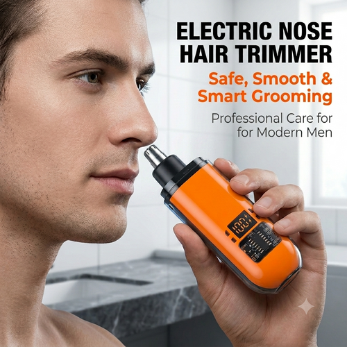👃 HALF PRICE 50% OFF! 🎄 Smart Electric Nose Hair Trimmer