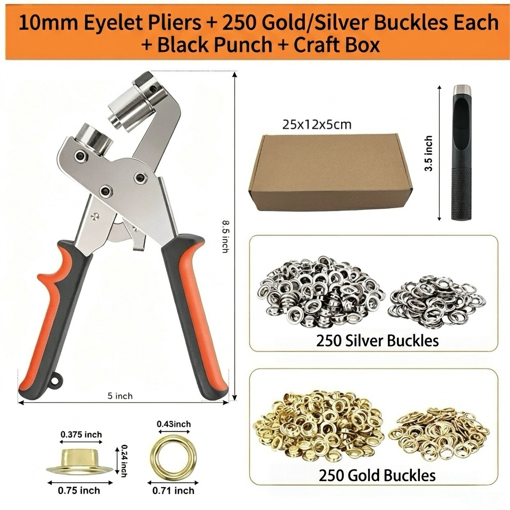 🛠️  ✨ Eyelet Pliers Set
