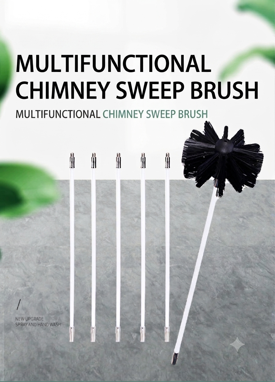 ✨50%off✨ Dryer Vent & Chimney Cleaning Brush Kit with Flexible Rods