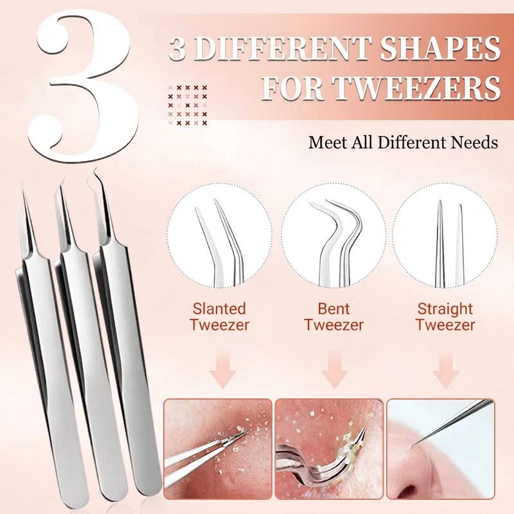 💓💥Blackhead Remover Pimple Extractor Tool Kit