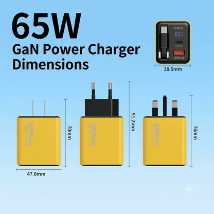 ✨Buy 1 Get 1 Free✨65W fast charging retractable cable charger head