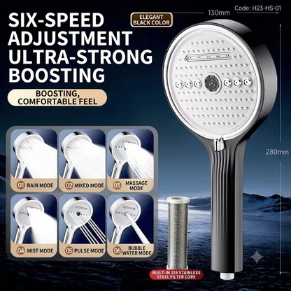 🔥🔥50%off🚿2026 upgraded booster high-flow shower head set with filter for bathroom bathing