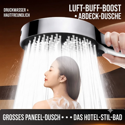 🔥50 % RABATT | Hochdruck-Duschkopf mit verstellbarem Strahl – 15-cm-Duschfläche & 7 Strahlmodi für ein unvergleichliches Duschvergnügen! 🚿✨