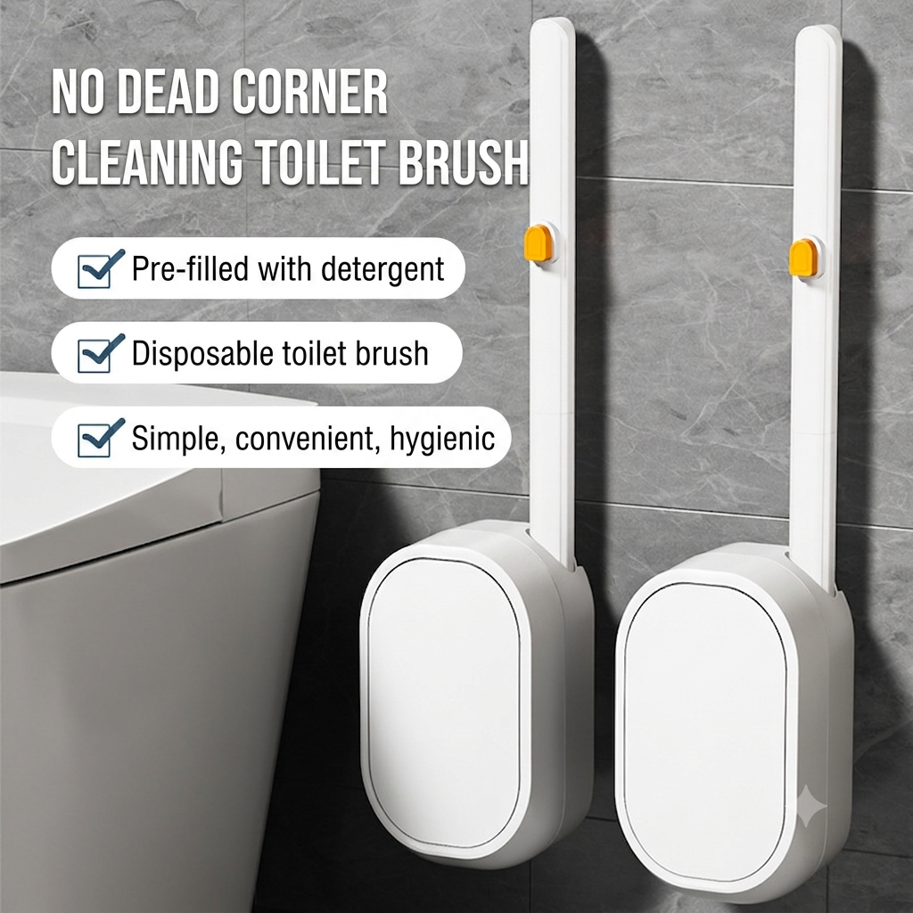 🥳2026 HOT SALE🥳💞50K+ SOLD!🚽💦Hands-Free Cleaning Gadget🧽Disposable toilet cleaning tool💦