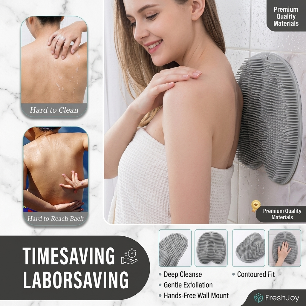 ⏰Limited-time 50% off ✨Silicone Shower Foot Scrubber Mat