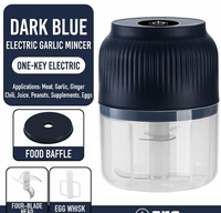 Blue [Four-blade Whisk + Egg Beater]