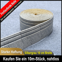 10m × 10cm – Silver Gray