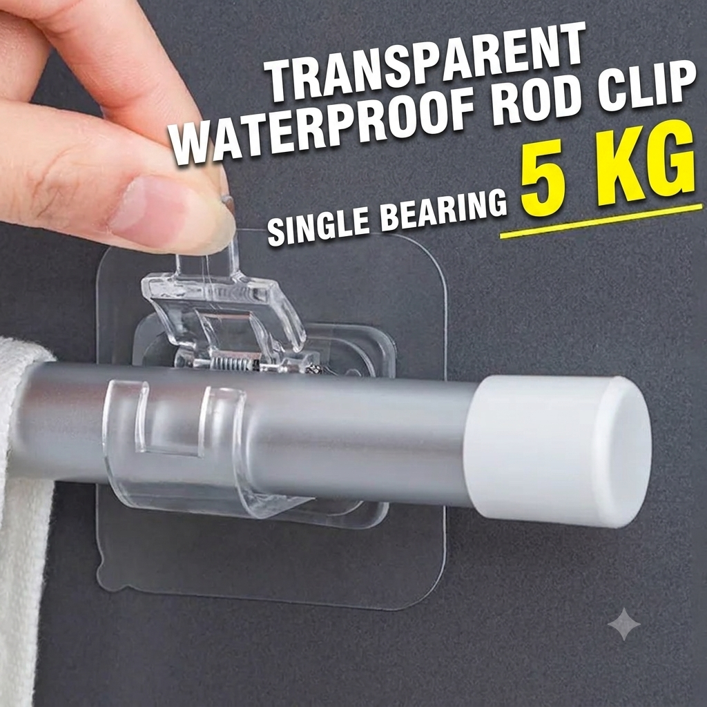 🔥50%off🔥Nail-Free Adjustable Curtain Rod Hooks