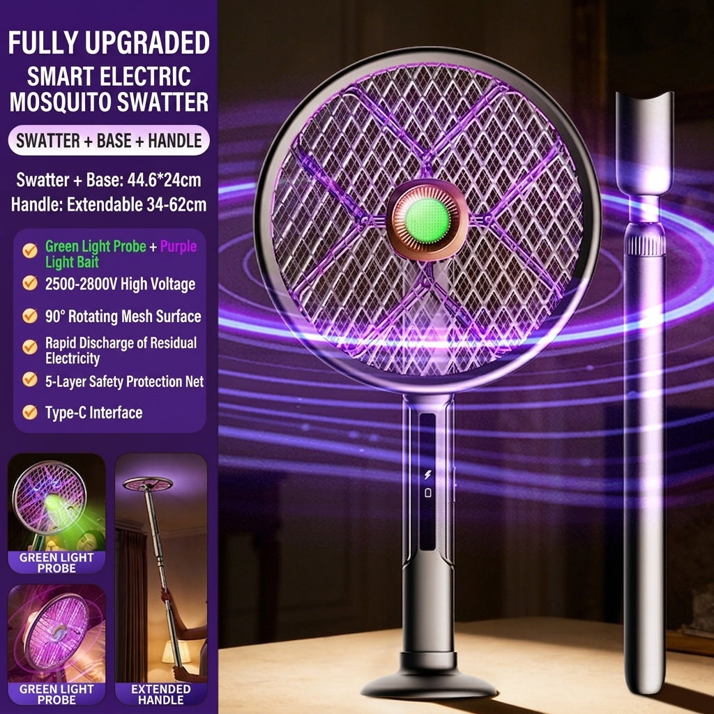 🔥Limited-time 50% off!🔥Rechargeable Electric Mosquito Killer Fly Swatter