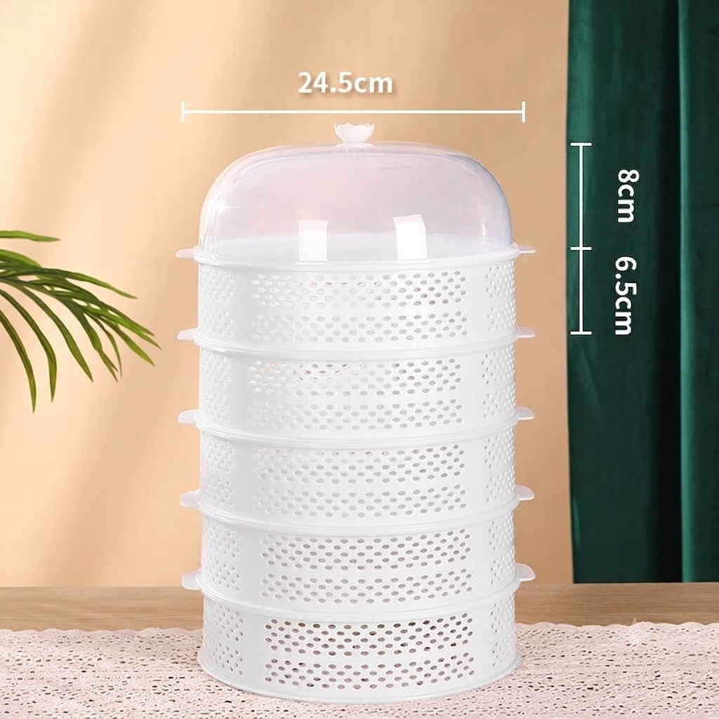 🔥First 50 customers enjoy a 50% discount🔥Dustproof and mosquito-proof multi-layer hollowed-out bowl lid