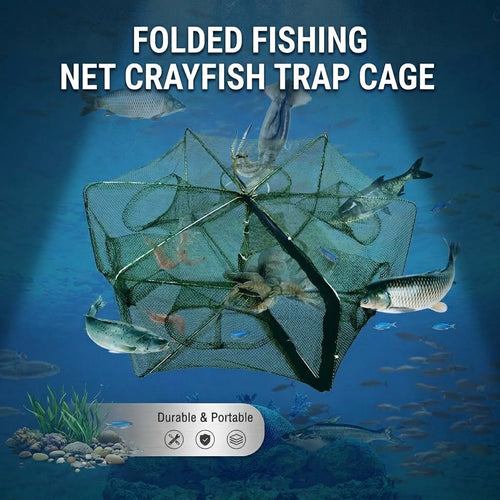🦐🦀Automatic Foldable Fish Catcher – The Smart Trap for Bigger Catches! 🎣✨