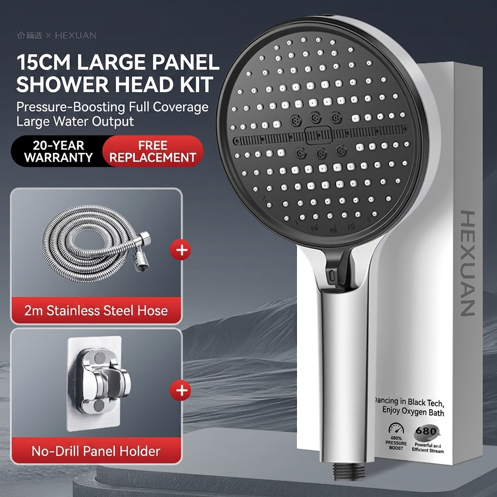 🚿2026 High-Pressure Adjustable Rain Shower Set