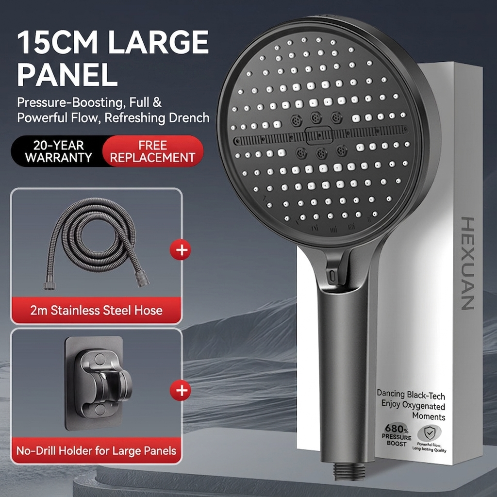 🚿2026 High-Pressure Adjustable Rain Shower Set