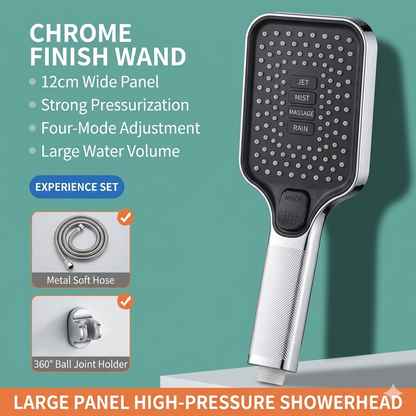 🎉 50% OFF🎉 High Flow Pressure Boosting Shower Head for Home Bathroom