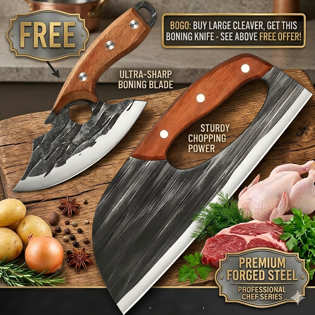 🔥Limited-time 50% off✨Hand-Forged Kitchen Knife Set