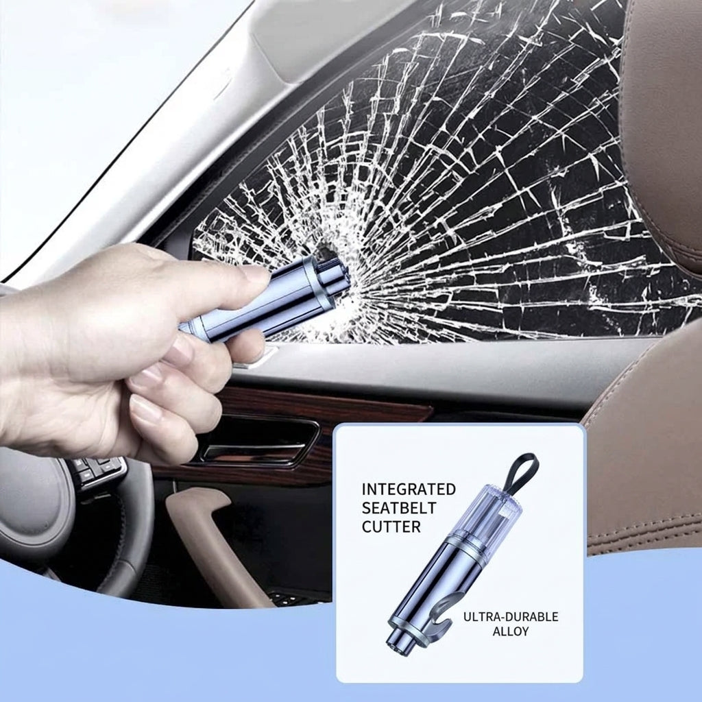 🚗🚨Emergency Car Window Breaker Seatbelt Cutter Tool